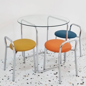 vivid metal steel stool 4colors / ビビッド メタルスチール スツール ダイニング チェア 椅子 北欧 韓国インテリア 家具