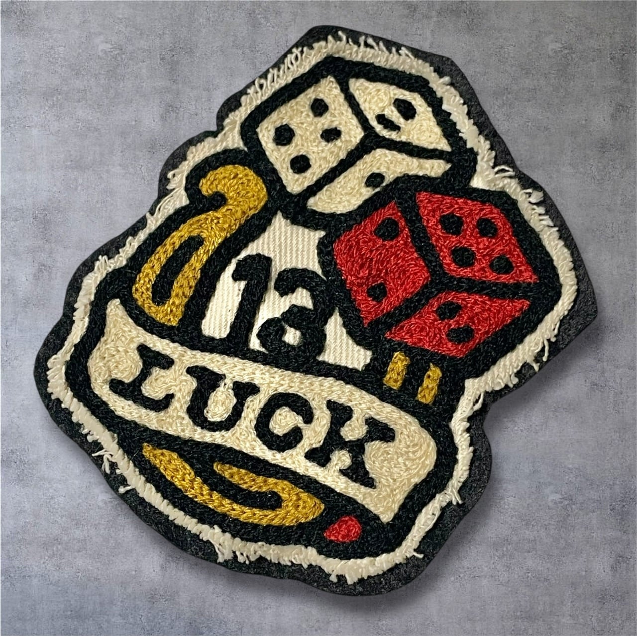 LUCK” PATCH チェーンステッチワッペン | 【RIOTT/ライオット】