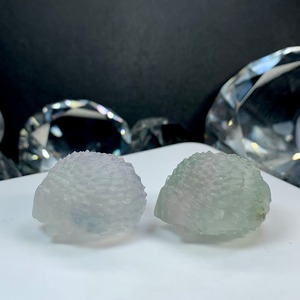 8.可愛いフローライトハリネズミさん☆ペアセット