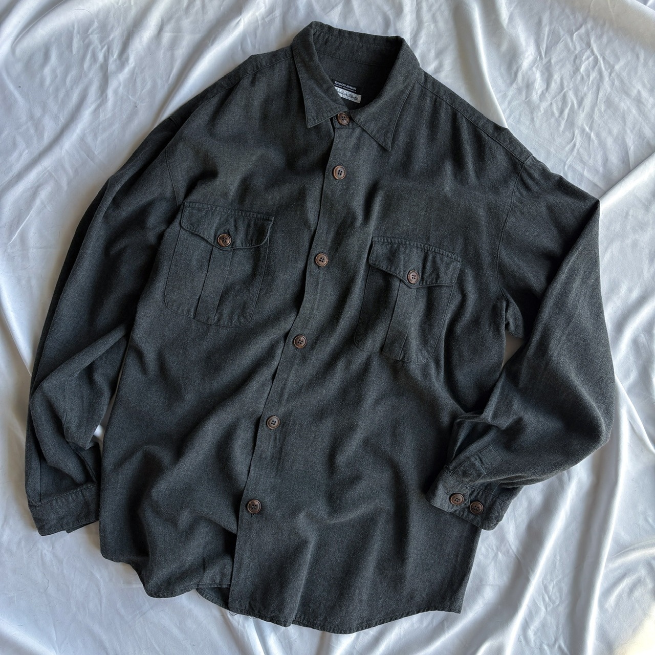 GIORGIO ARMANI Rayon Work Shirt