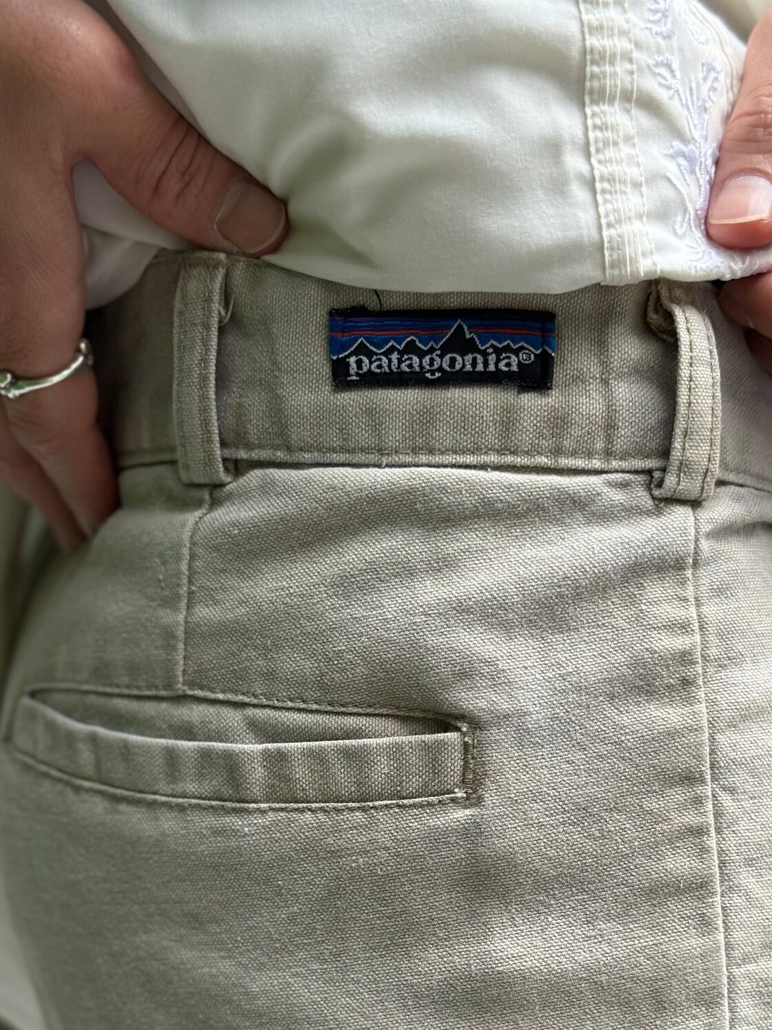 80s-90s patagonia 2 Tuck Lightweight Canvas Duck Pants | Pay ID