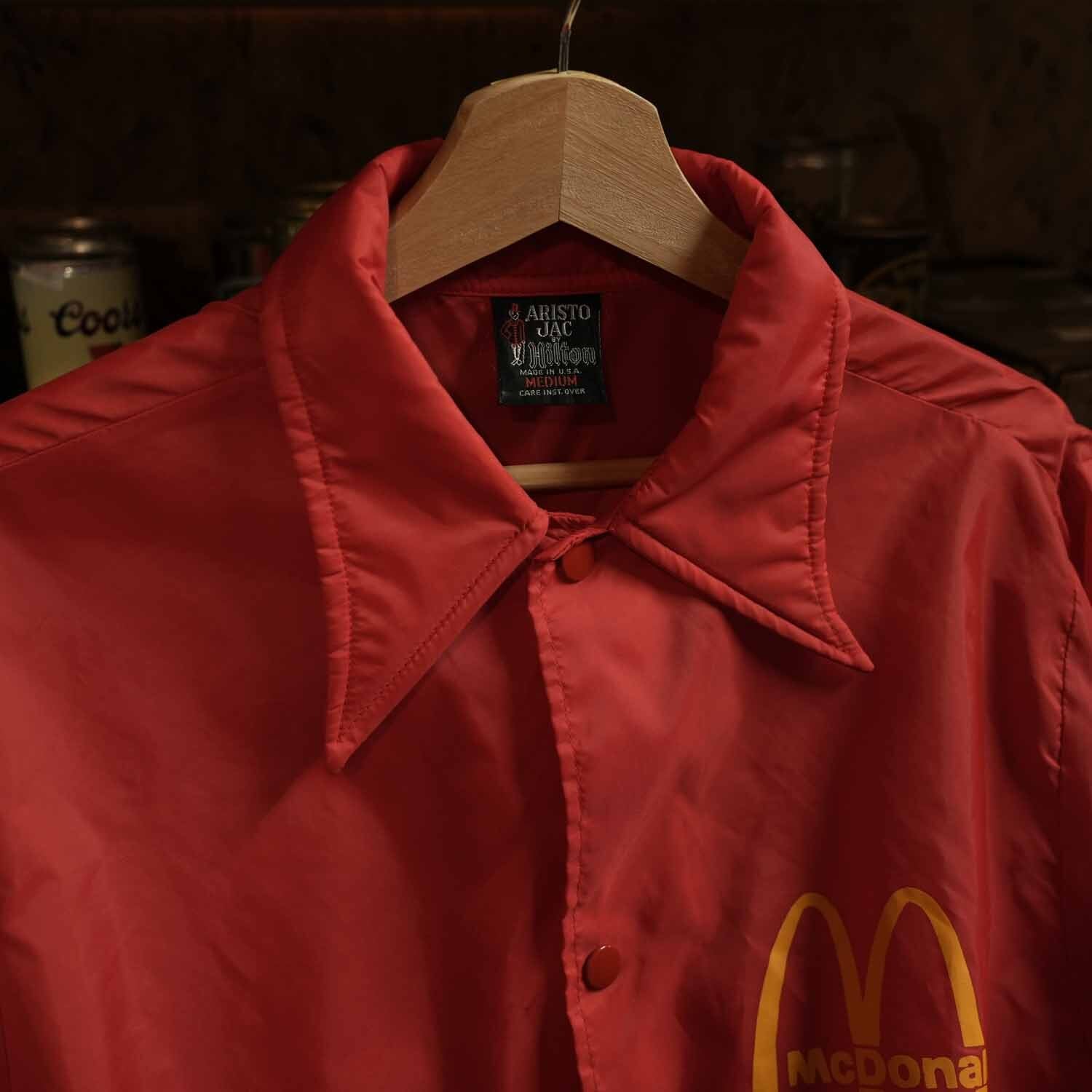 McDonald's マクドナルド ナイロンコーチジャケット 80s アメリカ製 M