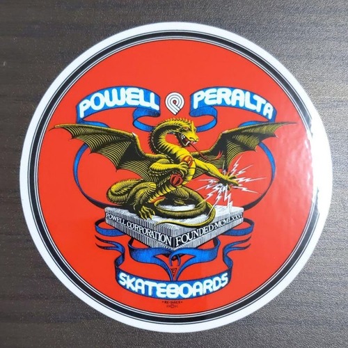 【ST-891】 Powell Peralta skateboard sticker パウエル ペラルタ スケートボード ステッカー Banner Dragon