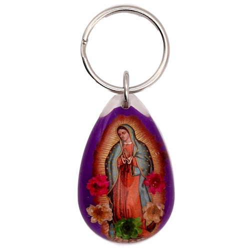ホットロッド チカーノ アメ車 マリア キーホルダー グアダルーペ MEXICAN Guadalupe : MEX-001PPL