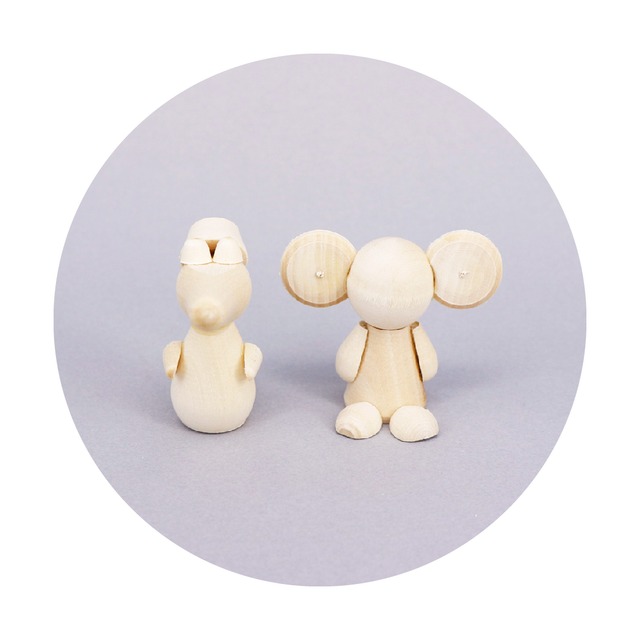 白木　チェブラーシカとゲーナ