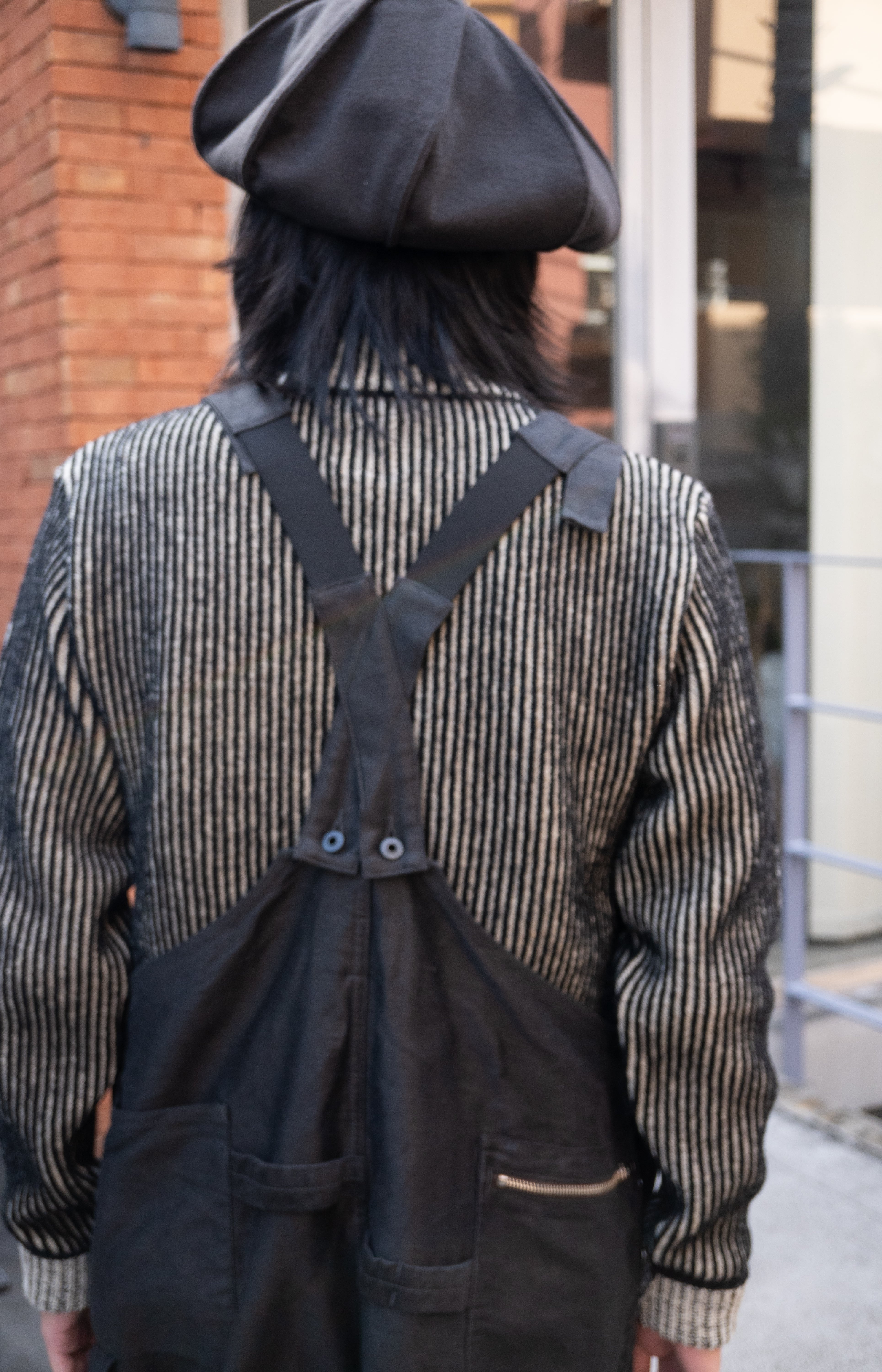 Nigel Cabourn OX'ed Silver / Coal Miner Dungarees All-in-one