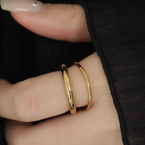 316L double design ring  #r29