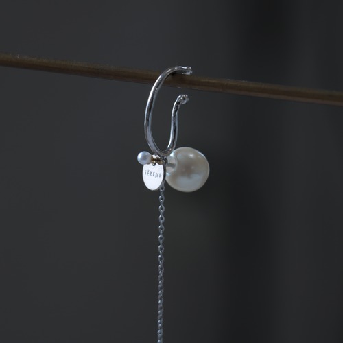 earcuff / W-pearl