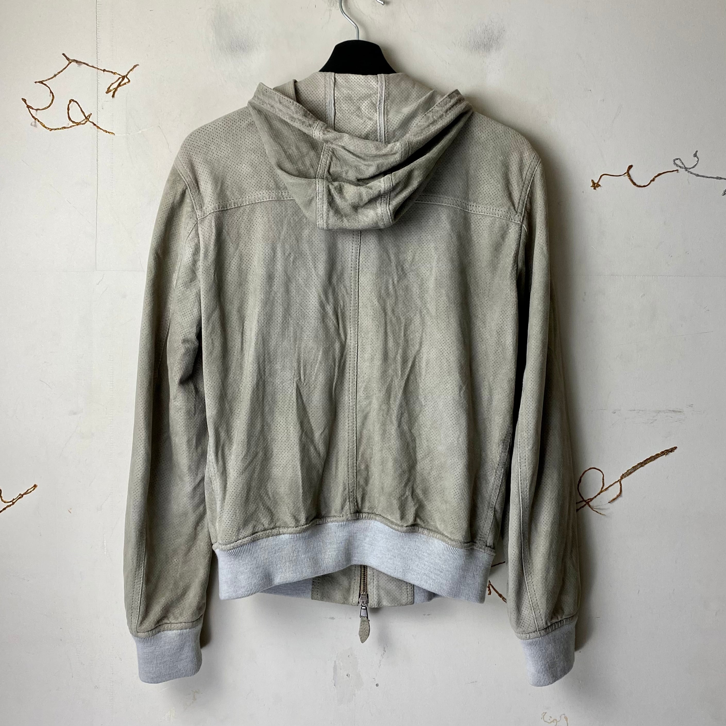 LORENZO ASOLA punching leather blouson | NOIR ONLINE