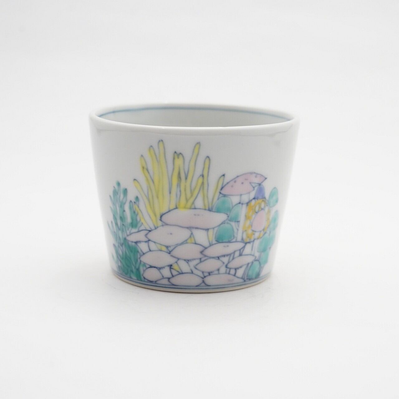 【二月窯】そば猪口 きのこ M