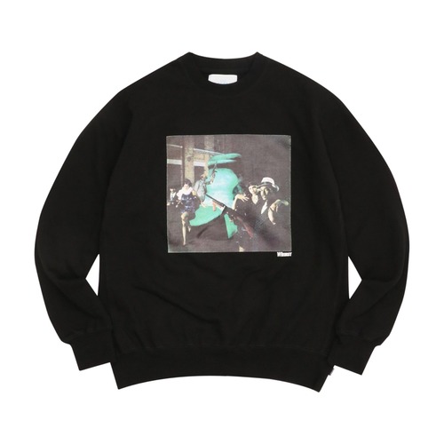 WHIMSY / DON - DADA CREWNECK BLACK