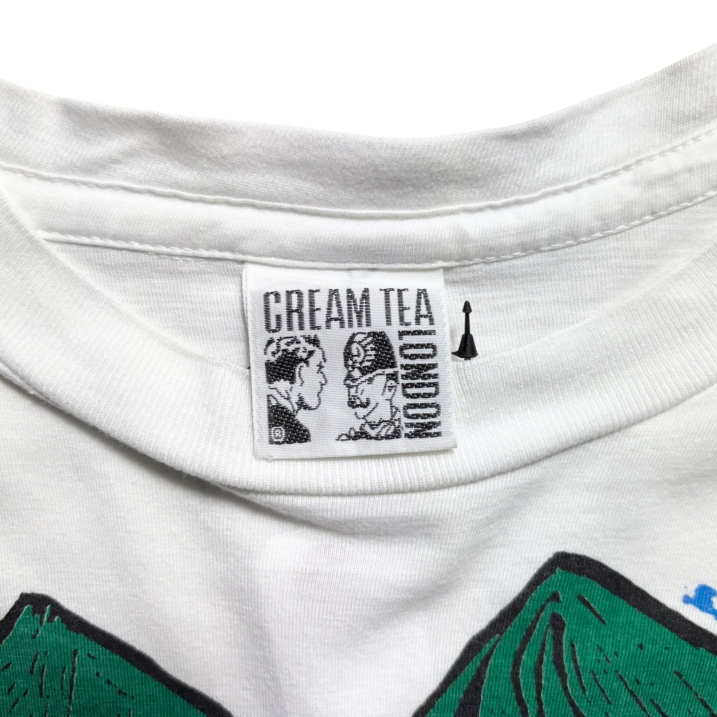 vintage 1990's CREAM TEA LONDON art tee | NOIR ONLINE