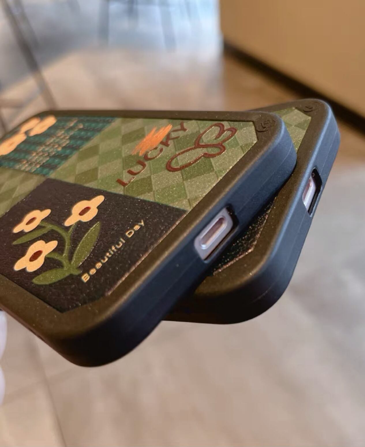 iPhone13 アーガイル チェック レトロ アイフォン スマホケース レッド iPhone13 アーガイル チェック レトロ アイフォン スマホ ケース