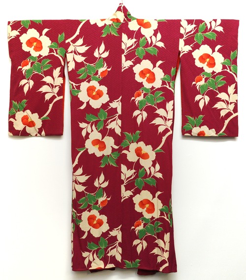 1430R1 アンティーク着物 昭和レトロ ヴィンテージ 古布 和装 和服 ANTIQUE KIMONO