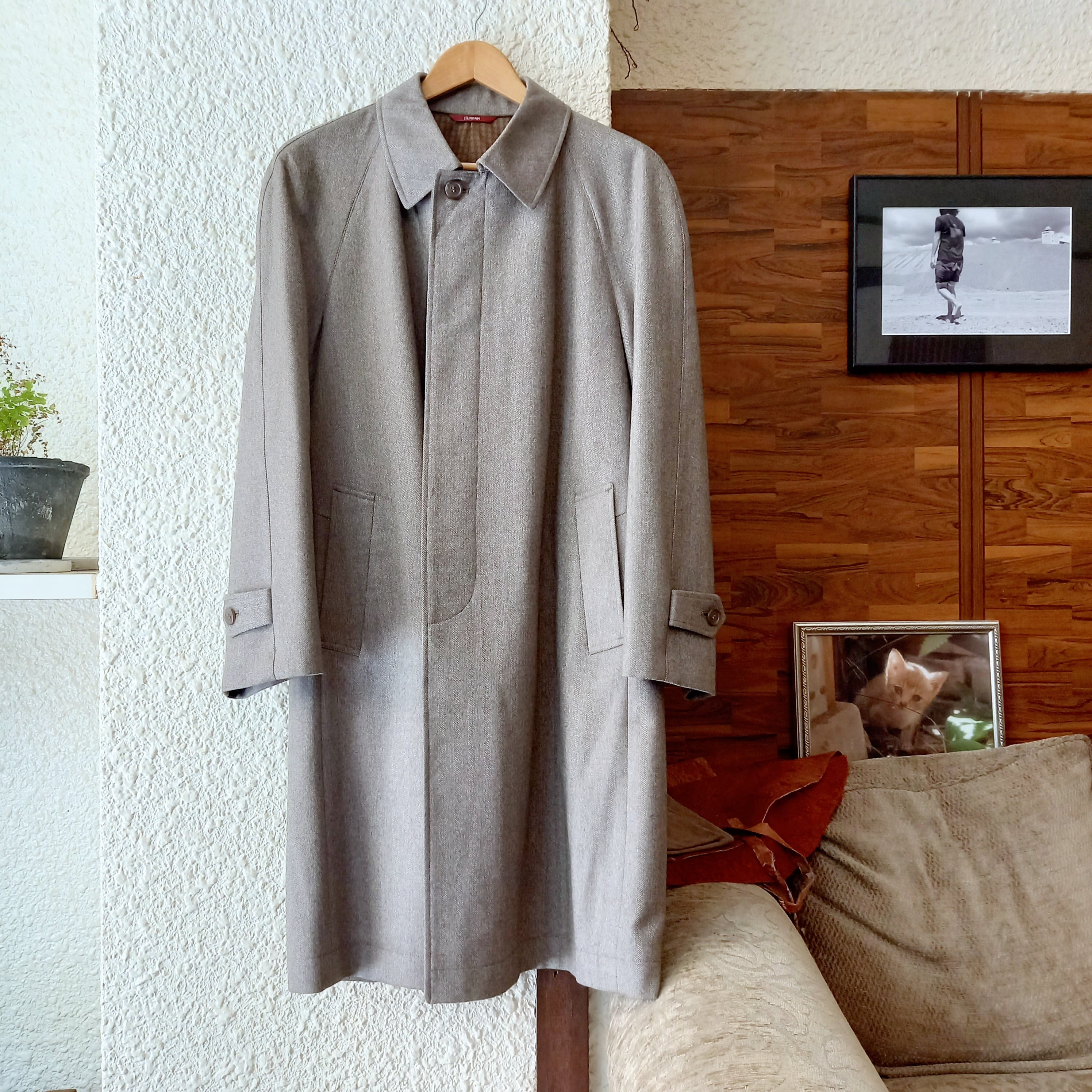 ロングコート/カシミアダブルチェスターコート/茶/LL 未使用級