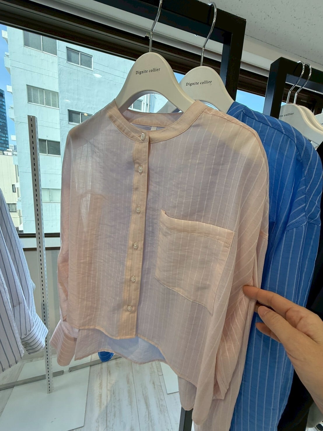 Dignite Collier 80268143 ショートレングスオーバーシアーシャツ