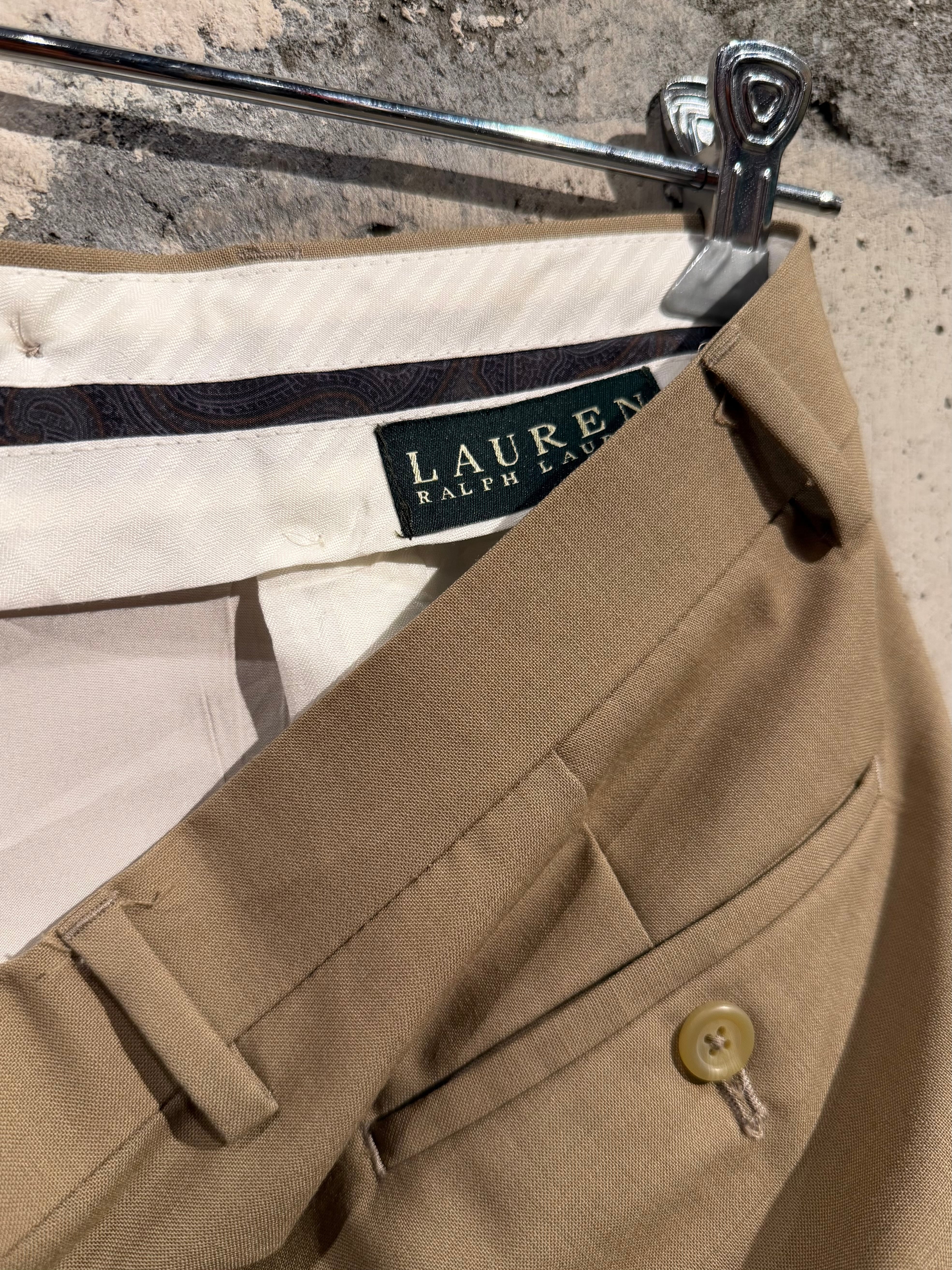 LAUREN RALPH LAUREN 】 ラルフローレン slacks スラックス ツータック