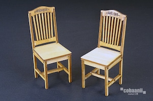 レトロな椅子セットB（2脚入り）