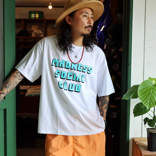 SLINK (スリンク) "MADNESS SOCIAL CLUB MSC BOX S/S Tee"(WHT)