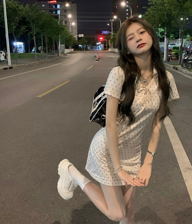 ウェストスリムドレス サマーカラースカート 夏物 ピュア モンロー43896265621