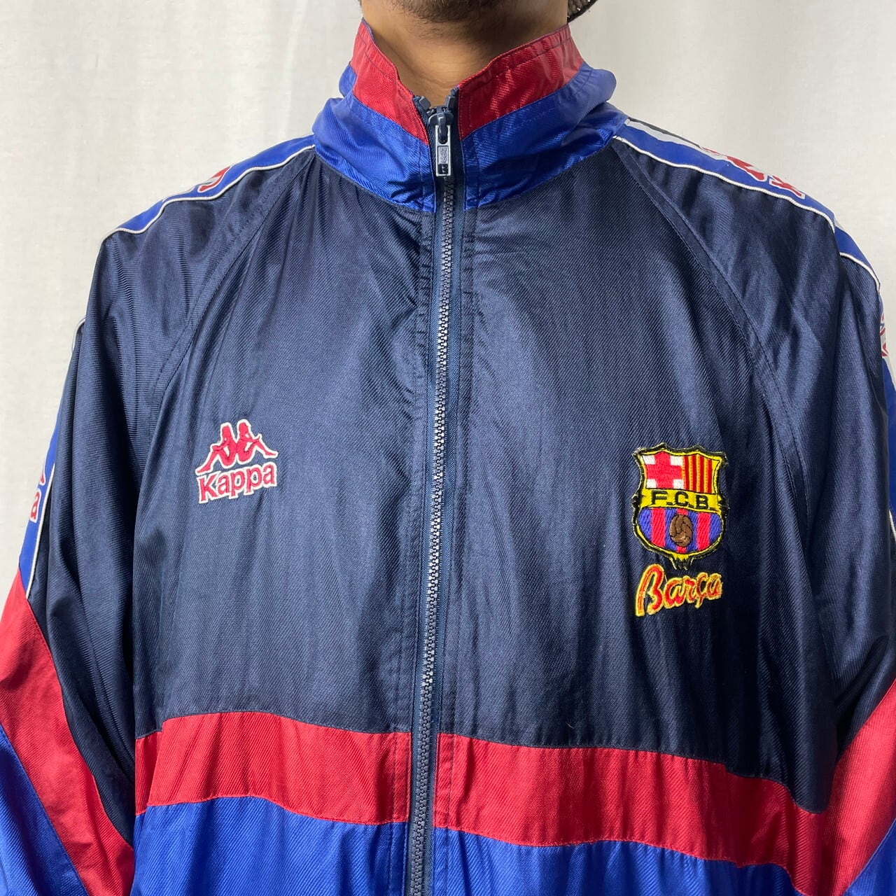 90年代 FC BARCELONA Kappa バルセロナ カッパ ポリエステル トラック 