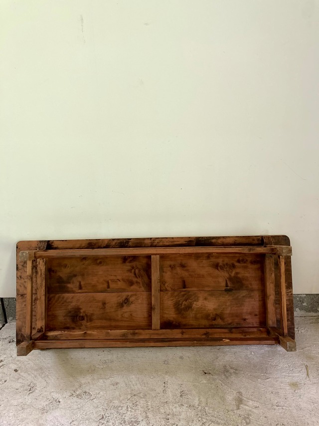 味のある古木のローテーブル2　(古家具)