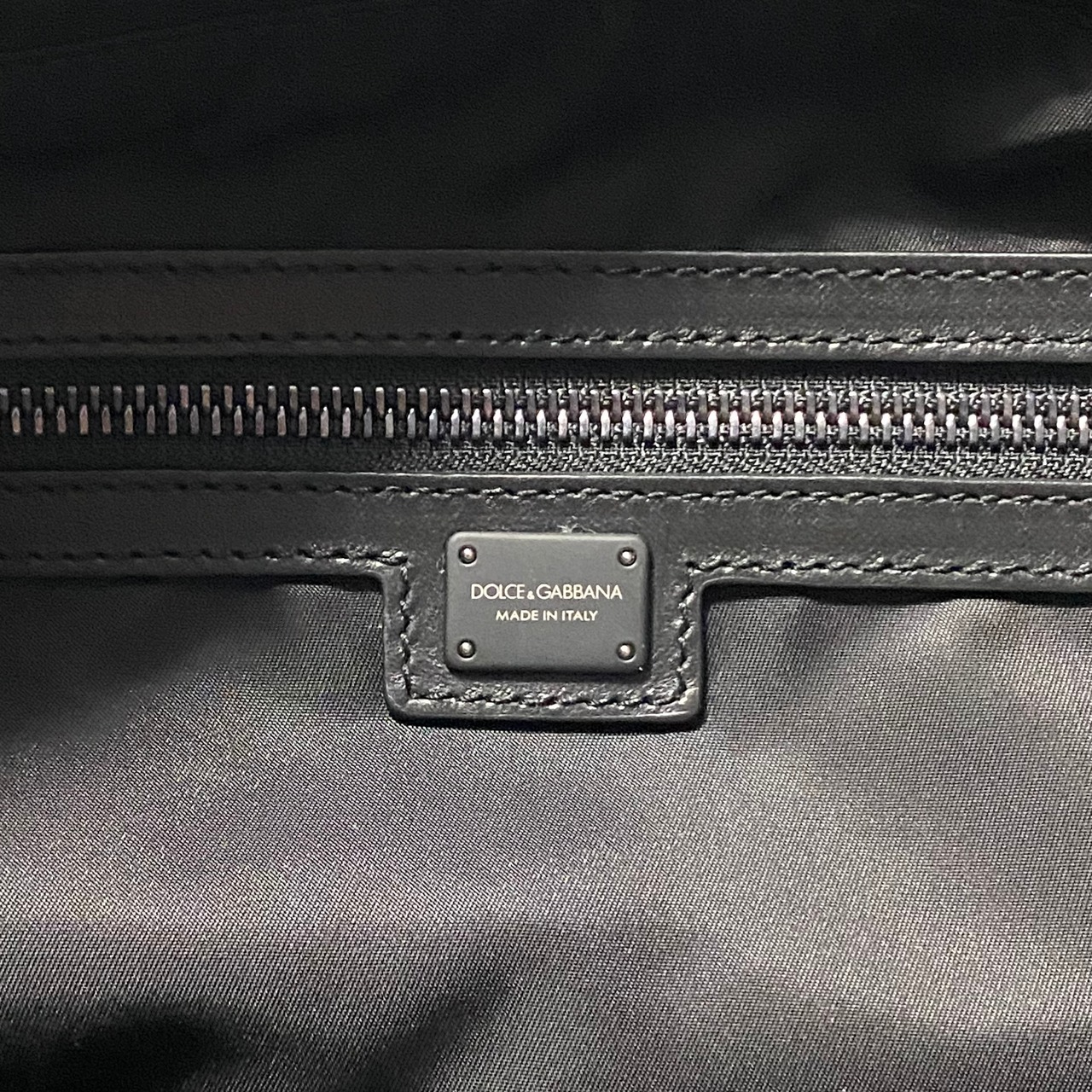 DOLCE&GABBANA black nylon big tote bag