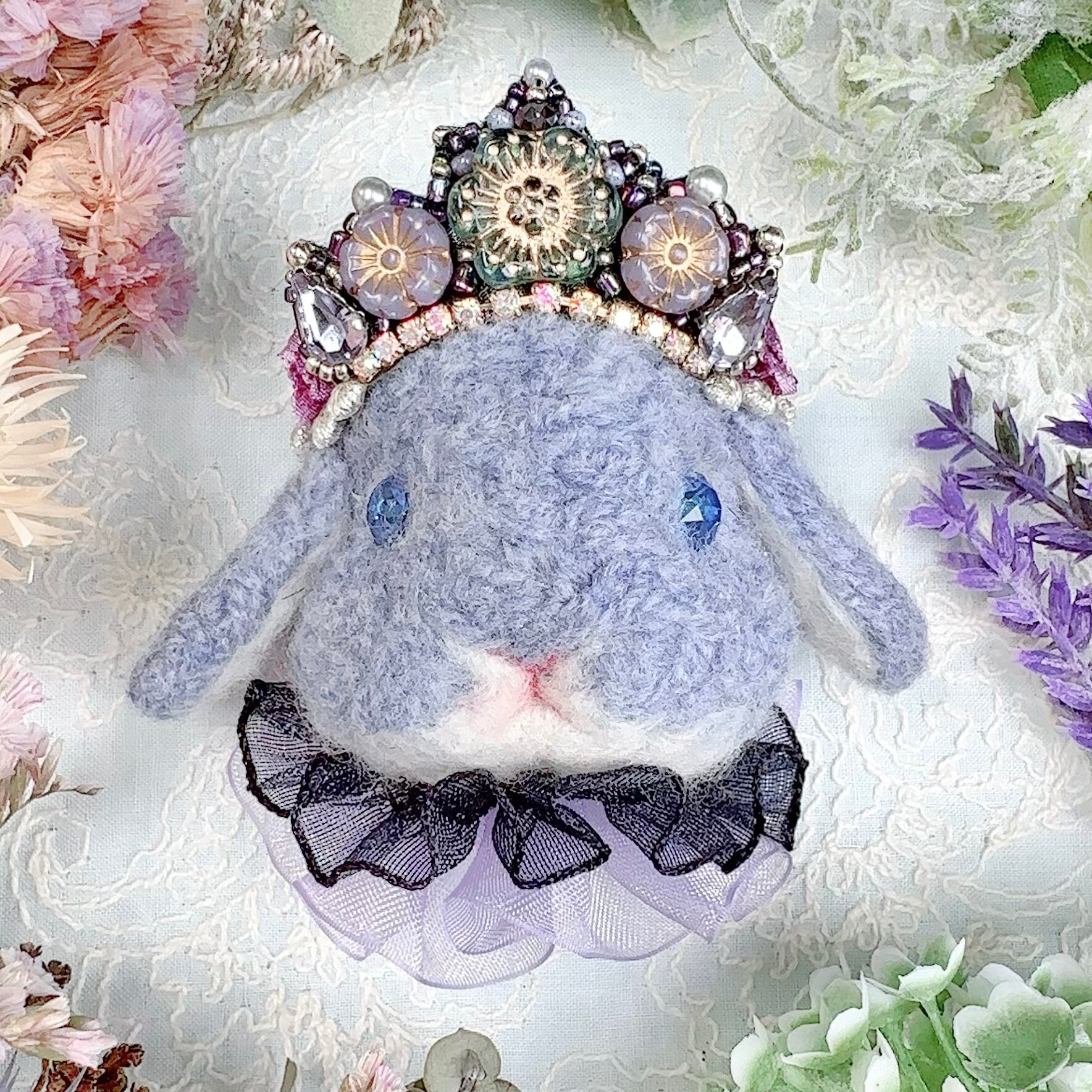 ♡ Baby たれみみ うさぎ ポシェット purple ♡｜ぬいぐるみ 