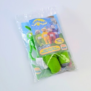☆DEADSTOCK / VINTAGE 1999☆【 Teletubbies ( テレタビーズ )】『 ディプシー 』 BURGER KING 限定ミールトイ カラビナぬいぐるみキーホルダー / プラッシュキーホルダー〚アメリカン雑貨 アメトイ〛
