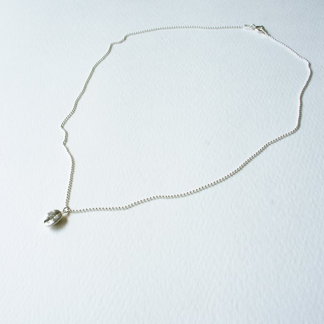 コーヒー豆ネックレスSV925シルバーcfn1 | 銀工房wanling online