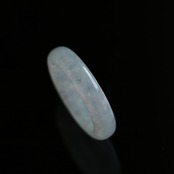 【9号】絶妙なグリーンが何とも言えない！ 天然翡翠リング くり抜き甲丸リング A貨翡翠 jd_rg1161