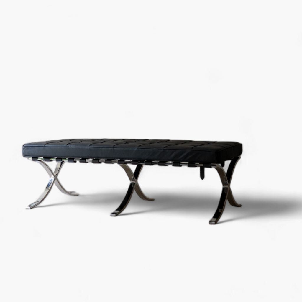 Barcelona 2 seater ottoman Black / バルセロナ 2シーター オットマン