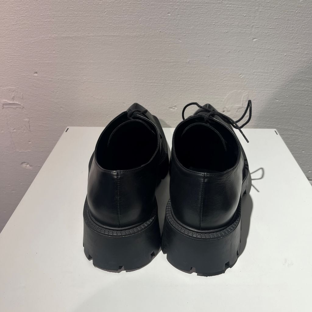BALENCIAGA バレンシアガ RHINO Derby Shoes レザーシューズ ブラック