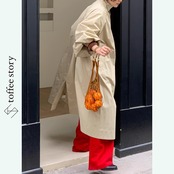 【3color】バルーン袖と初夏の物語ロングコート 《W0156》