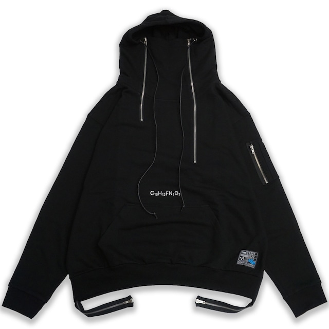 AVA [ DEFORMED HIGH NECK HOODIE ]