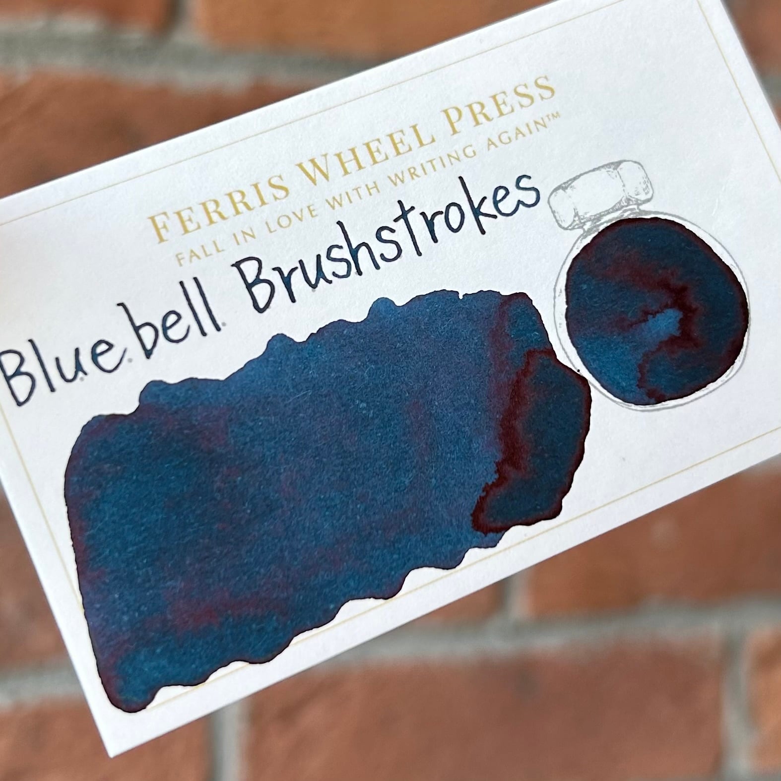 フェリスホイールプレス「ブルーベルブラッシュストローク(ADVENTURES