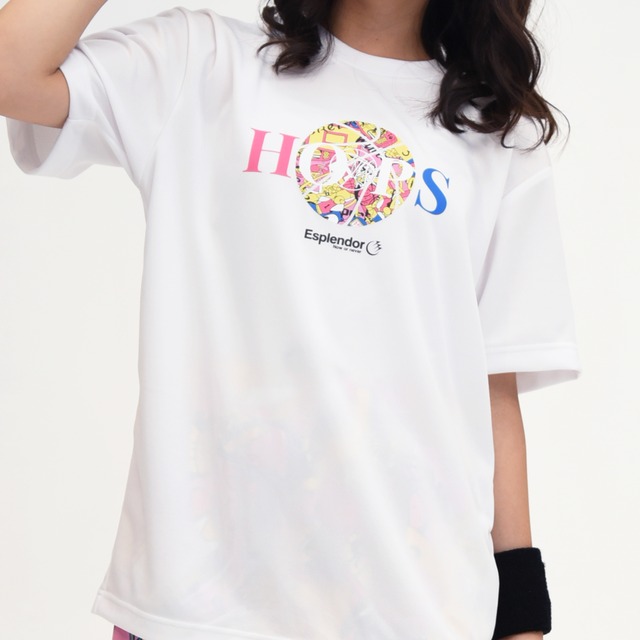 【NEW】ボールHOOPS Tシャツ(バスケラバー)