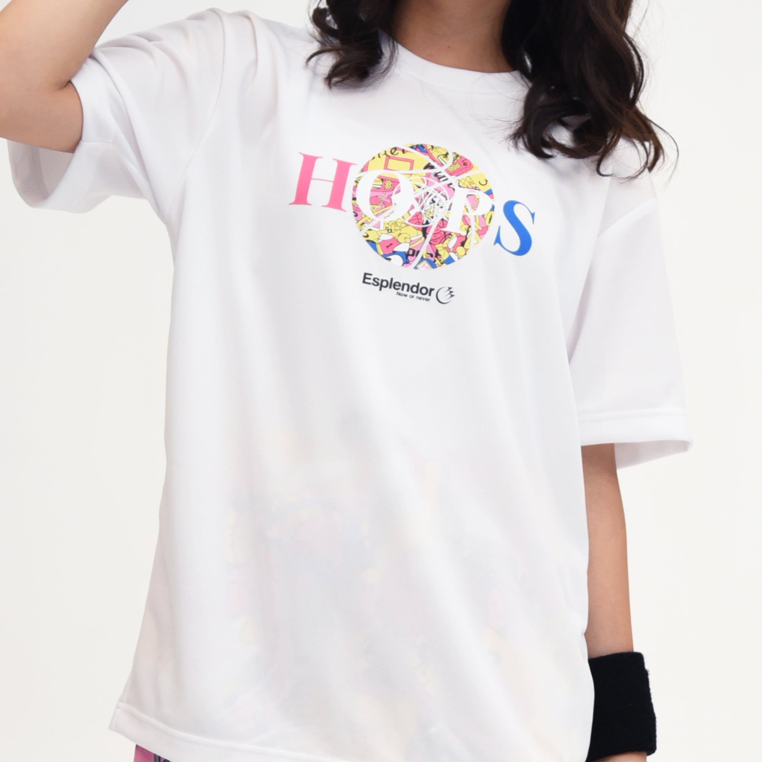 【NEW】ボールHOOPS Tシャツ(バスケラバー)