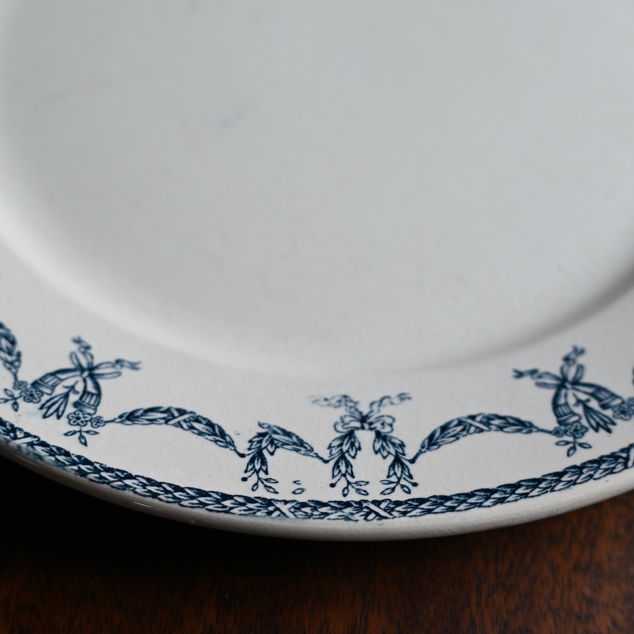 SARREGUEMINES  Plate / サルグミンヌ プレート【B】〈 フランス食器・皿・花リム・フランスアンティーク・アンティークプレート・ブロカント・ヴィンテージ 〉113248