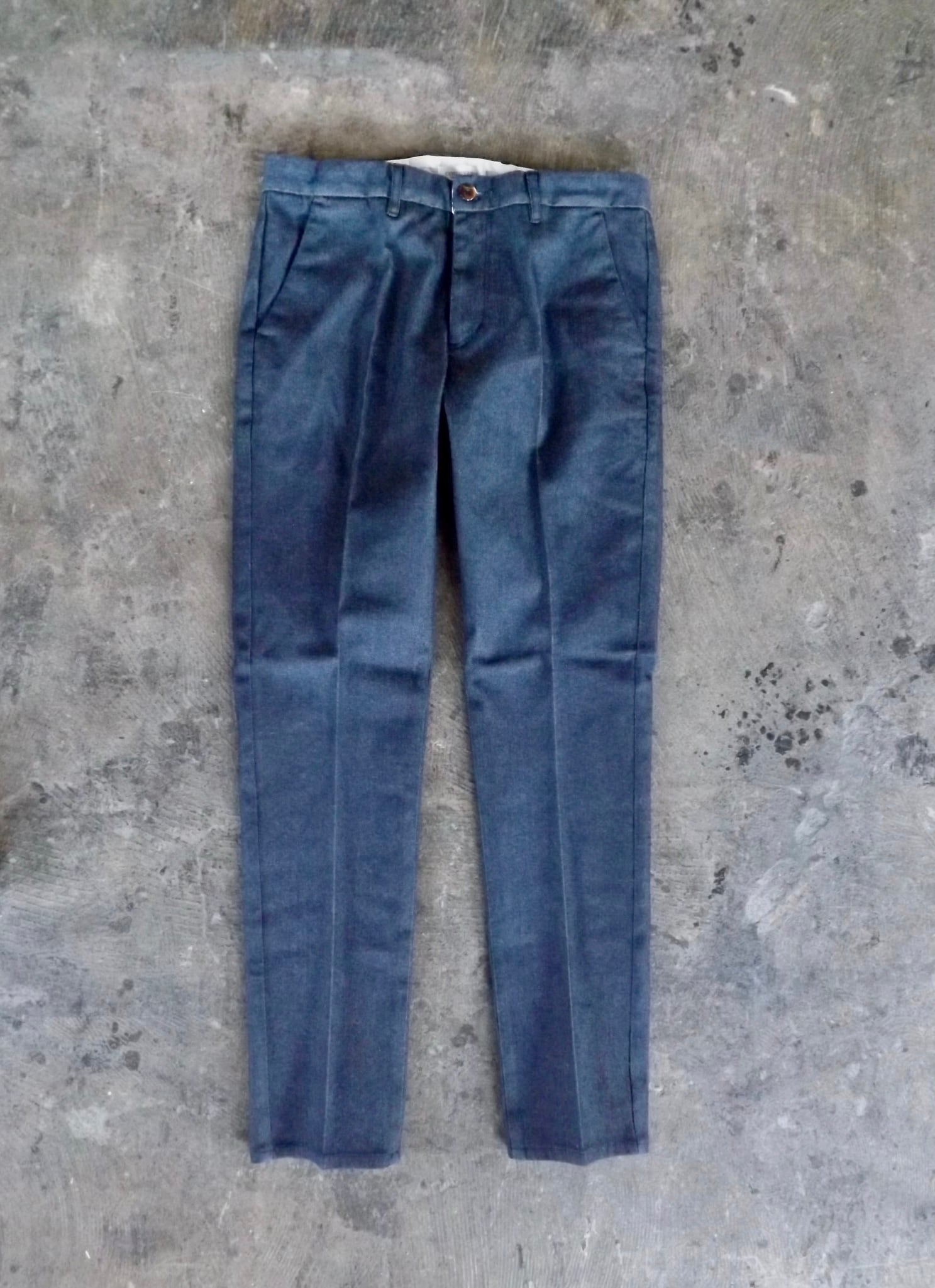 Mens Cm001 Long Denim Trouser Long Ver デニムトラウザー 岡山製クロキデニム ストレッチ 日本製 丈詰め無料 日本製デニムブランド Contrivance コントライバンス