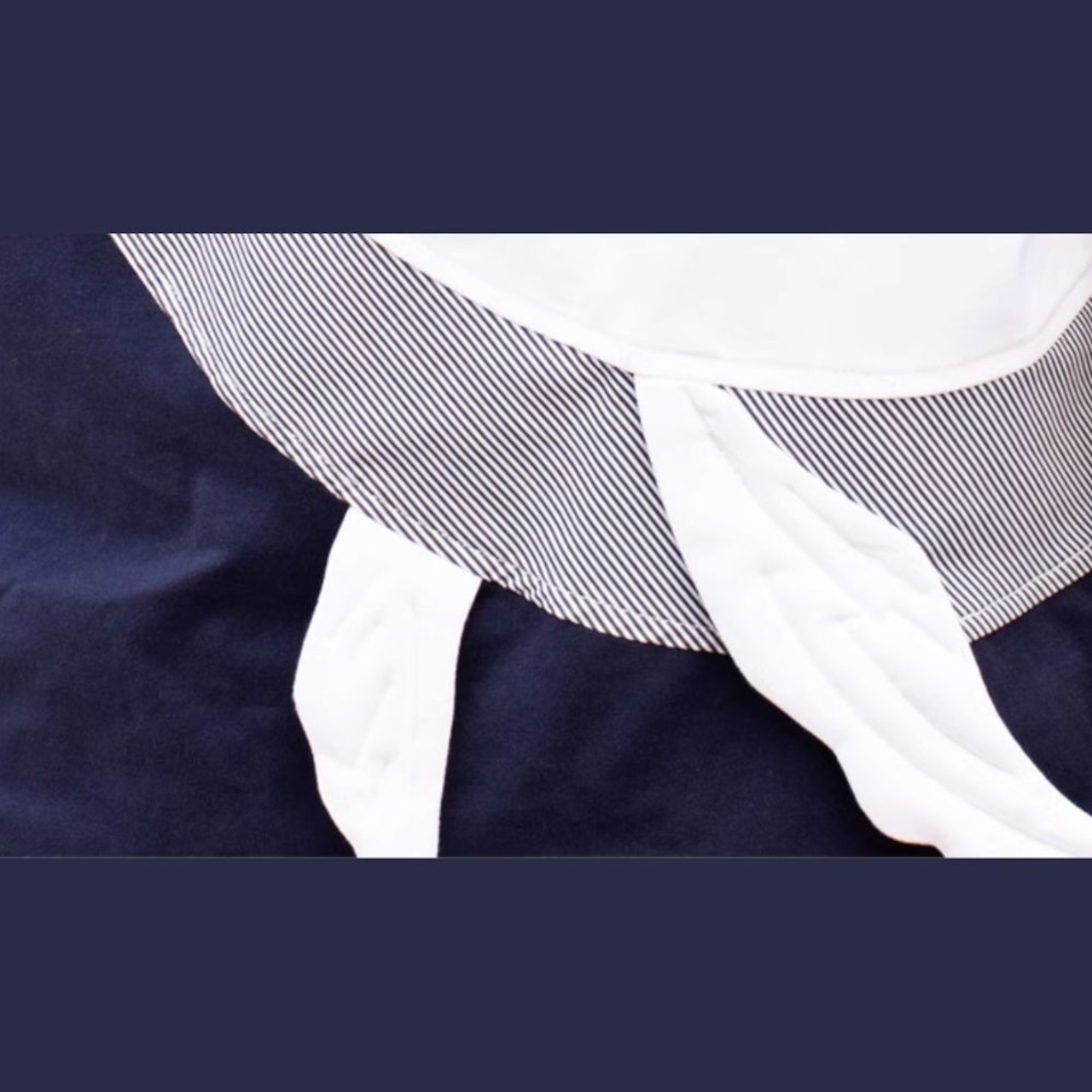 マリンタイがセットになったシロナガスクジラフレンチスリーブ立体トップス【メンズ】　E00216