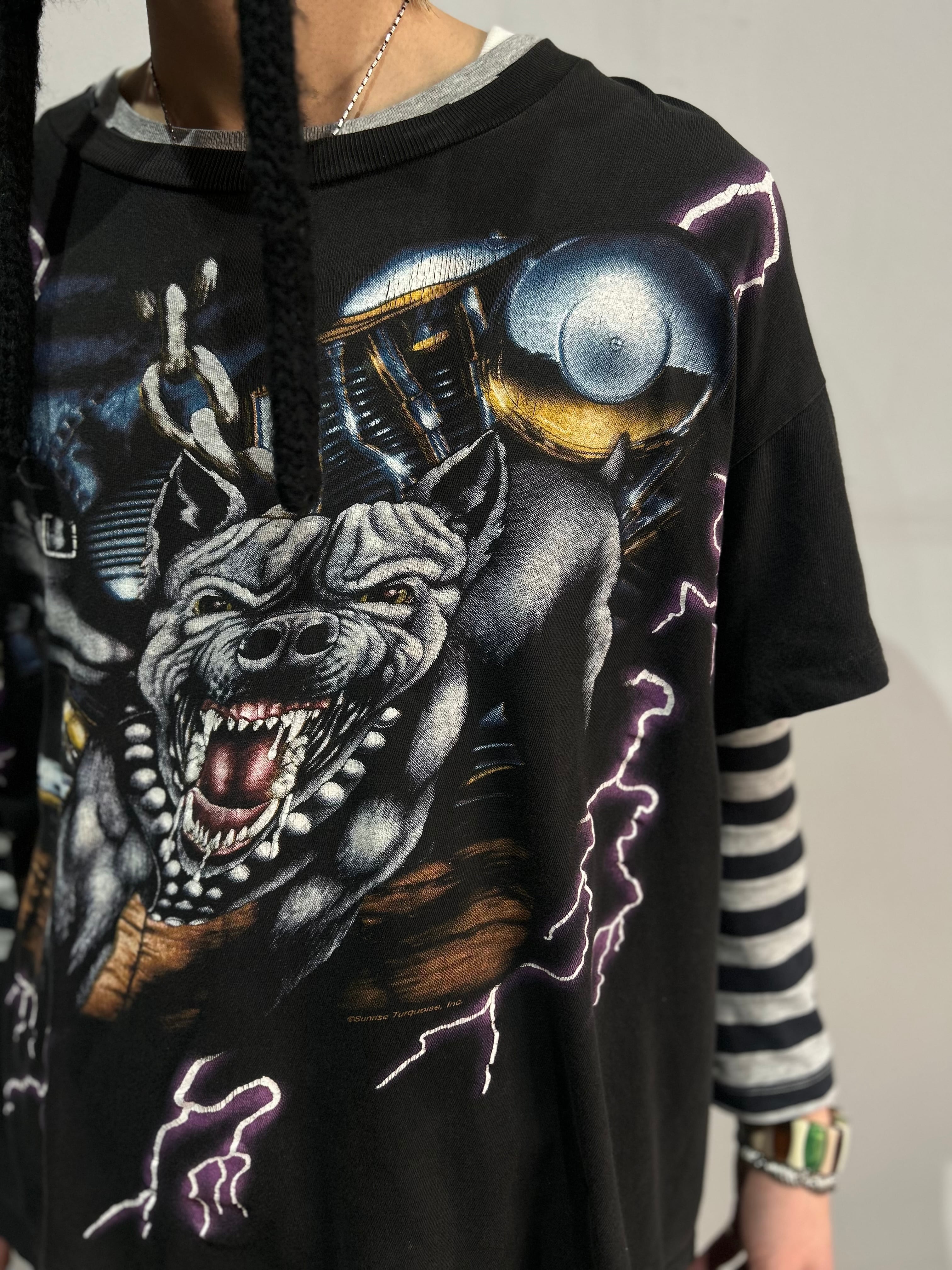 90s American Thunder ピットブル サンダー tシャツ ベスト 90s AMERICAN THUNDER 
