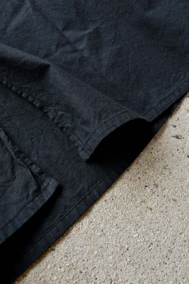 VENTITANK PROJECT EURO SWEDISH ARMY 1970's COSTOM REMADE SURGICAL HANTEN SHIRT DYED BLACK DEAD STOCK スウェーデン サージカルハンテンシャツ