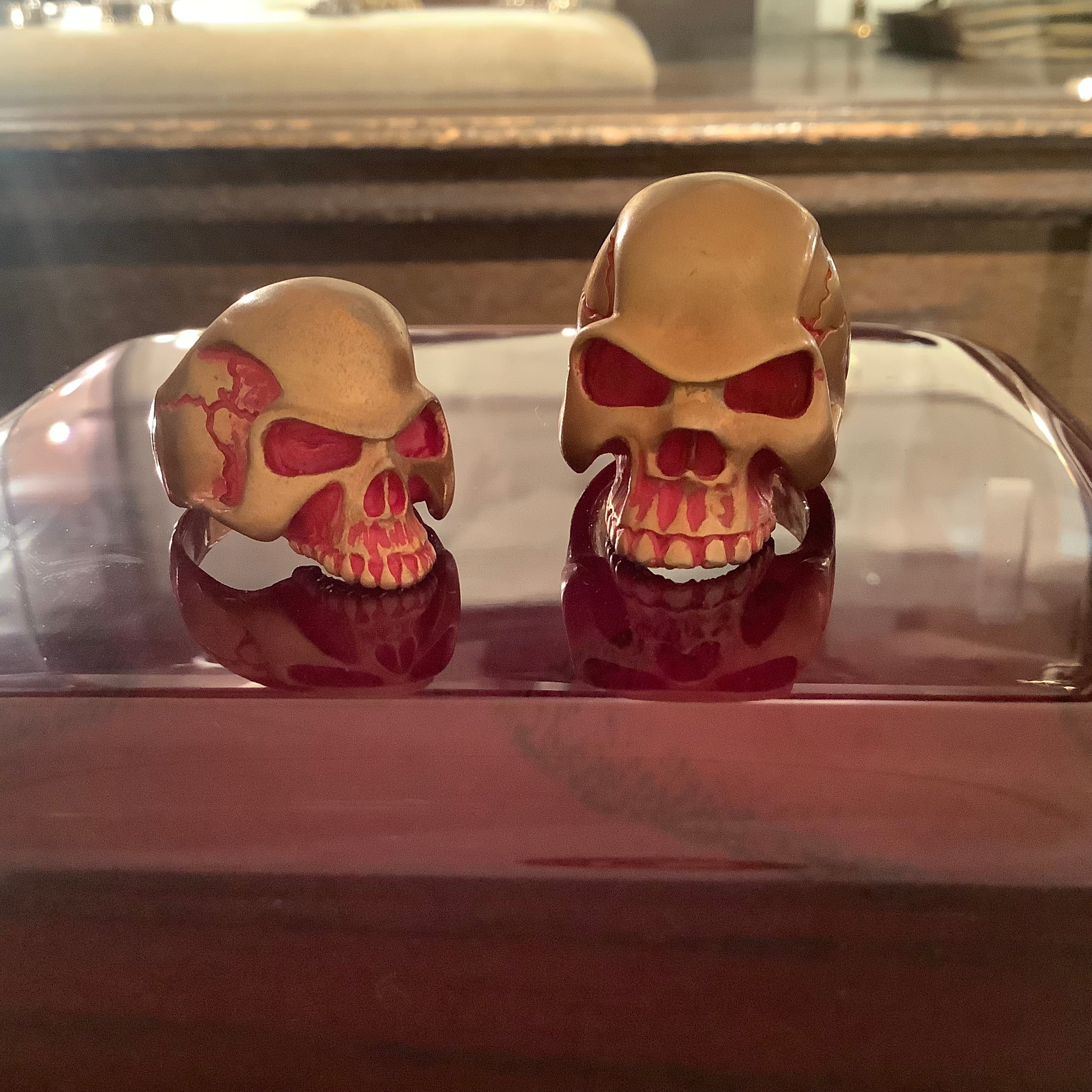 haraKIRI ハラキリ 赤銅 スカルリング 大 指輪 HYDE着用モデル