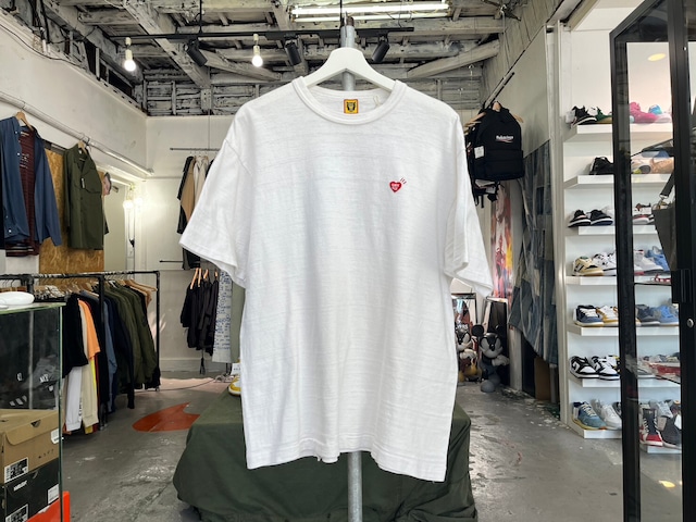 HUMAN MADE HEART BADGE SLUB TEE WHITE XL 38498