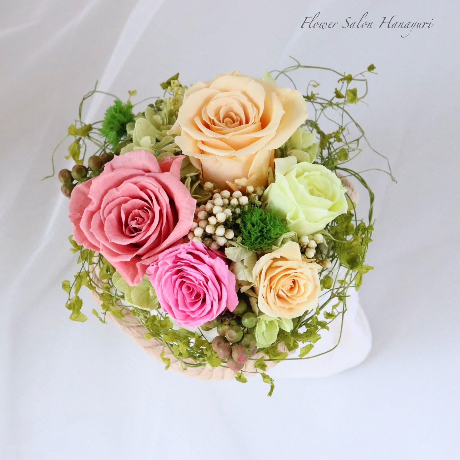 プリザーブドフラワーギフト ブーケ 花束 ビタミン カラー Flower