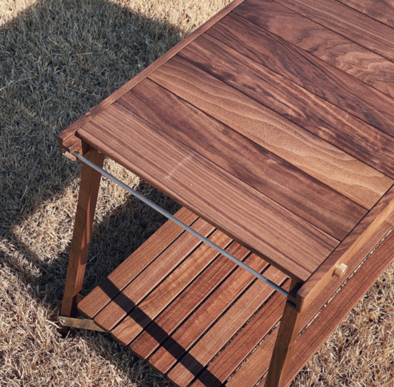 ツーバーナープレートテーブル ウッドテーブル(WOOD MISTER ツーバーナープレートテーブル ウッドテーブル(WOOD MISTER