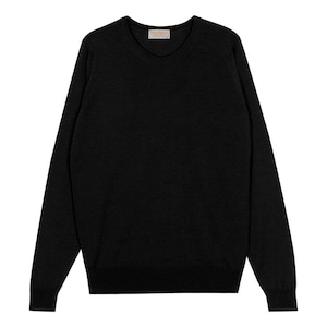 ★定価126,500円・新品未使用★ジョンスメドレー PAXEN パクセン 至高のシルク×カシミヤ 長袖ニット ノワール Sサイズ