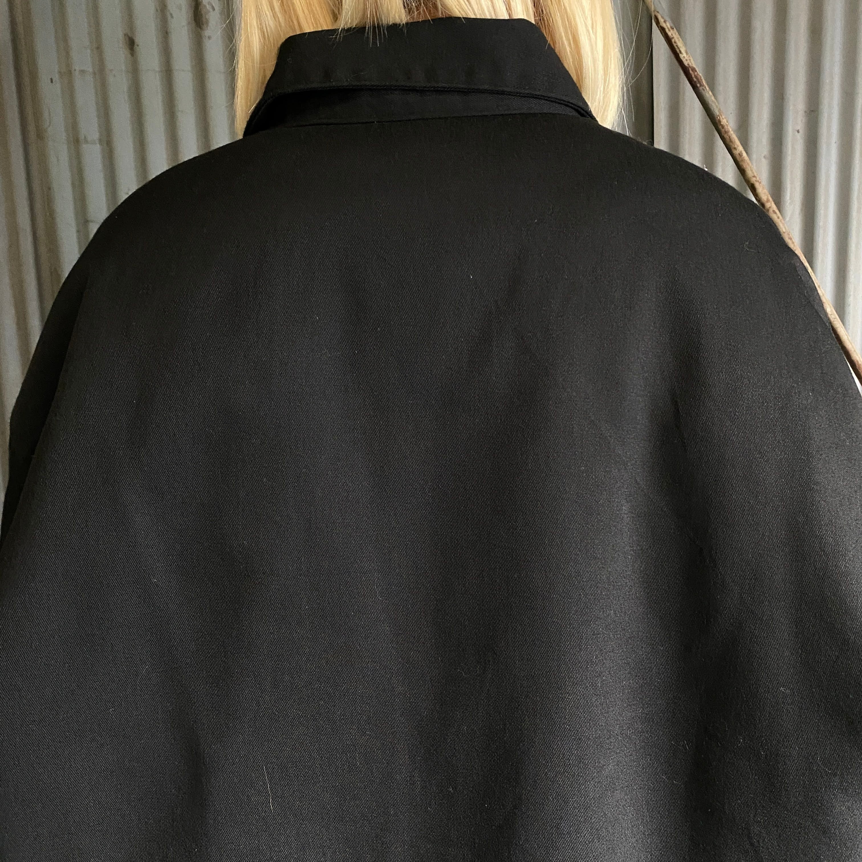 80年代 ビッグサイズ Dickies ディッキーズ 企業ロゴ刺繍 中綿 ワーク