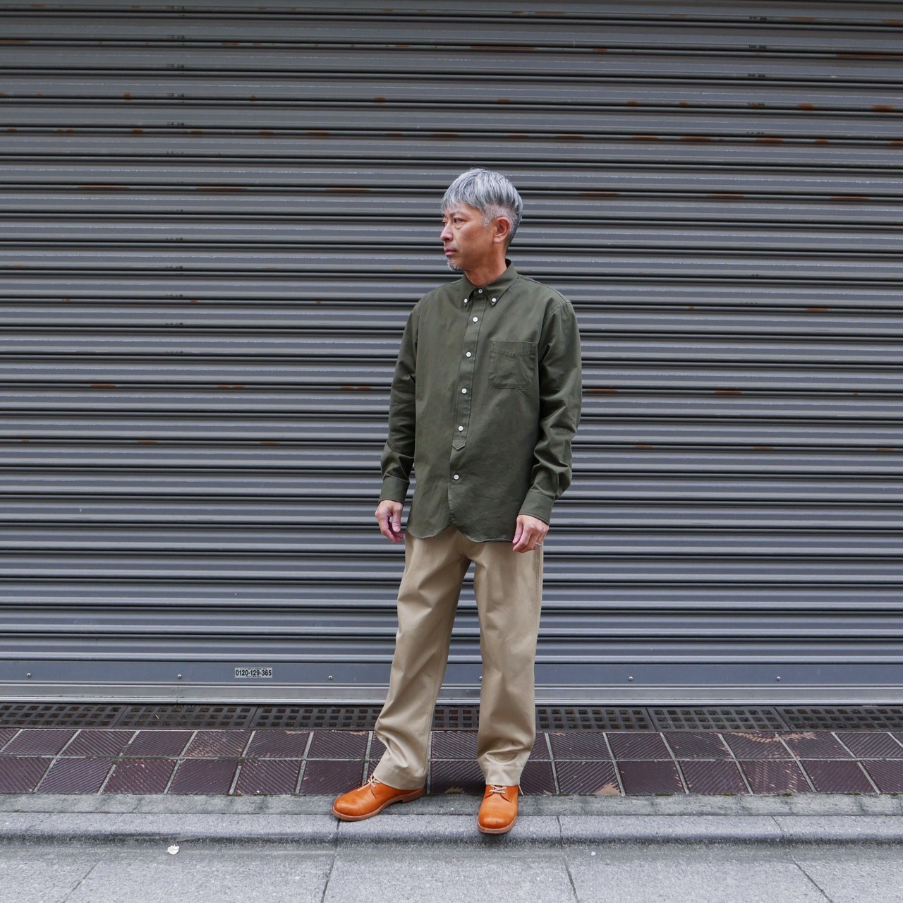 ( OLIVE DRAB ) CHIEF OFFICER SHIRTS